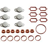 Twowinds - Kit ANULAR Mariposas del COLECTOR de Admisión (33mm) 6 Cilindros + 20 juntas. Evita la Averia Palomillas 330d…
